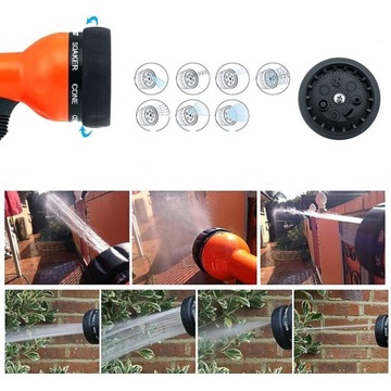 ВОДЯНОЙ ПИСТОЛЕТ ДЛЯ САДОВОГО ШЛАНГА 8 ФУНКЦИЙ СПРИНКЕР