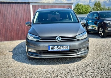 Volkswagen Touran III 2.0 TDI 150KM 2016 Volkswagen Touran 2.0 TDI CR TOP LED DSG Nvi kamera PDC Highline Panorama, zdjęcie 7