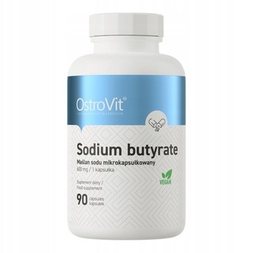 OstroVit Sodium Butyrate 90 caps 600mg MAŚLAN SODU