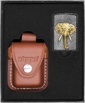 Zestaw ZIPPO Zapalniczka ELEFANT TRI COLOUR prezentowy*nr2