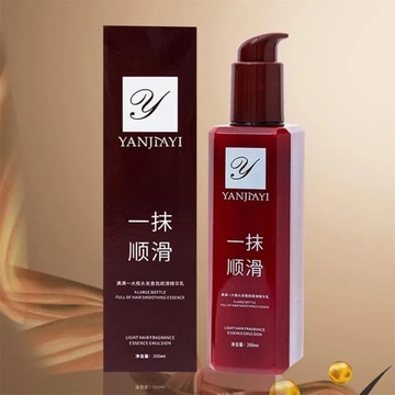 YANJIAYI Разглаживающий несмываемый кондиционер для волос, гладкий лечебный крем