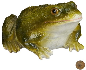 ŻABKA FIGURKA OGRODOWA DEKORACJA OZDOBA JAK ŻYWA