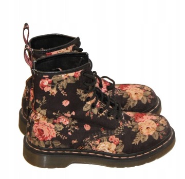 Damskie glany botki Dr. Martens 1460 Victorian Flowers Black r.38