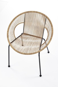 Садовый стул из ротанга, терраса, балкон, кресло Bari, удобное и прочное