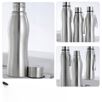 DUŻA POJEMNOŚĆ BUTELKI NA WODĘ FITNESS PODRÓŻ BUTELKA PRÓŻNIOWA KUBEK NA WODĘ NA ZEWNĄTRZ