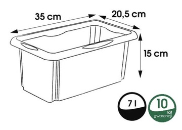 ВРАЩАЮЩИЙСЯ КОНТЕЙНЕР 7л коробка коробка 35х20х15см