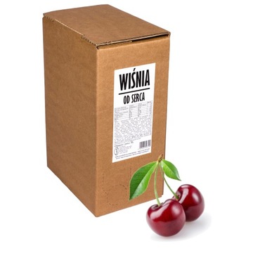 sok z wiśni 100% wiśniowy, wiśnia NFC 5L naturalny na sen, do nalewki