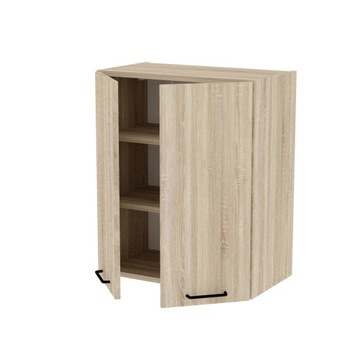 LAMI BASIC dąb sonoma ds_W60h72_2F szafka kuchenna wisząca