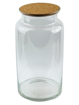 Баночка с пробкой высота 35 см ширина 19 см ЛЕС В БАНКЕ МИКРОКЛИМАТ