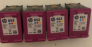 HP WKŁAD TUSZ GŁOWICA 652 KOLOR F6V24A ORYGINAŁ PUSTY