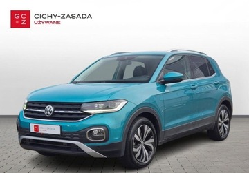 Volkswagen T-Cross SUV 1.0 TSI 115KM 2019 Volkswagen T-Cross Style 1.0TSI 115KM DSG ACC Kamera Virtual Ambiente Podg