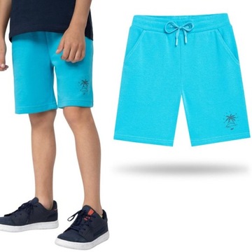 KRÓTKIE SPODENKI CHŁOPIĘCE 4F SZORTY DRESOWE SPORTOWE DZIECIĘCE