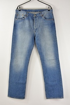 LEVIS STRAUSS 501 SPODNIE JEANSy USA w34-L32