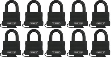 ABUS 10 SZT KŁÓDKA JARZMOWA SYSTEM JEDNEGO KLUCZA