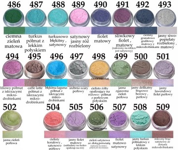 ВОДОНЕПРОНИЦАЕМЫЕ РАСПАШИВАЮЩИЕСЯ ТЕНИ ПИГМЕНТЫ РАСПАШИВАЮЩИЕ ТЕНИ 3мл