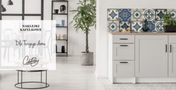 Набор декоративных наклеек 20х20 белых и черных, 24 шт.