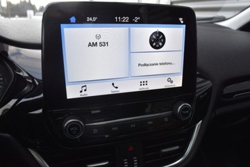 Ford Fiesta VII Hatchback 3d Facelifting 1.0 EcoBoost 100KM 2017 Ford Fiesta SalonPL 100KM Titanium PANORAMA Podgrz.Fotele 16 Kamera Bezywp, zdjęcie 17