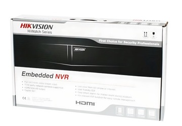 Рекордер для 8 IP-камер Hikvision с разрешением до 4 Мп H.265+ Приложение HikConnect
