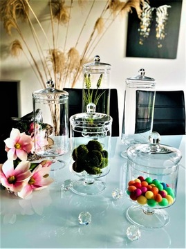 Стеклянная шоколадница, шоколадница h30 d12