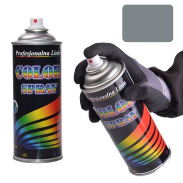 Color Spray Lakier Farba RAL 7046 SZARY