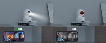 ЭЛЕКТРОННАЯ PTZ-КАМЕРА «НЯНЯ» WIFI ДОМАШНЯЯ IP 2,5K 4MP ВНУТРЕННЯЯ PTZ-КАМЕРА