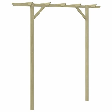 vidaXL Pergola ogrodowa, 200 x 40 x 205 cm, drewno