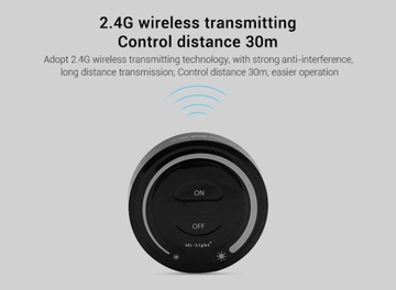НАСТЕННЫЙ СВЕТОДИОДНЫЙ КОНТРОЛЛЕР 1 ЗОНА MONO MILIGHT FUT087
