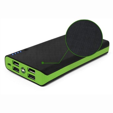 Чехол USB Power Bank своими руками с фонариком, аккумулятор 18650, черный, зеленый