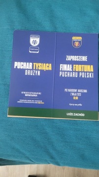 bilet finał PP Legia - Raków zaproszenie zachód