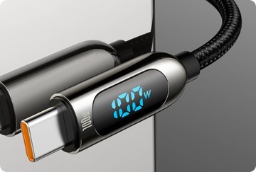 КАБЕЛЬ BASEUS STRONG USB-C КАБЕЛЬ ДЛЯ БЫСТРОЙ ЗАРЯДКИ TYPE-C PD 100 Вт QC 5A 1M