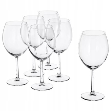IKEA SVALKA Kieliszek do wina szkło 600ml 6szt