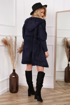 Женская куртка для женской одежды Alpaka Heat Sweater Long Hood Slider Navy 2022