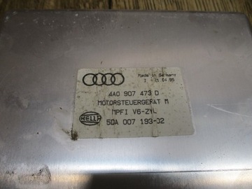AUDI A6 C4 A4 B5 2.6 B4 80 JEDNOTKA ŘÍZENÍ MOTORU 4A0907473D