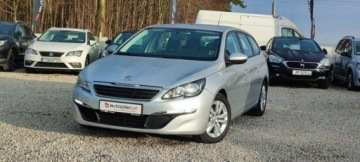 Peugeot 308 II 2014 Peugeot 308 1.6 HDI 120 kM Klima Nawigacja Temp LED Bluetooth Serwis GWARA, zdjęcie 8