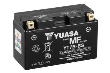 Akumulator motocyklowy Yuasa YT7B-BS 6.8Ah 110A