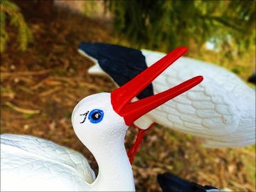 Декоративная садовая фигурка - 4 STORK FAMILY