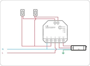SONOFF DUAL R3 Lite Intelligent 2-Ch Wi-Fi контроллер рольставней