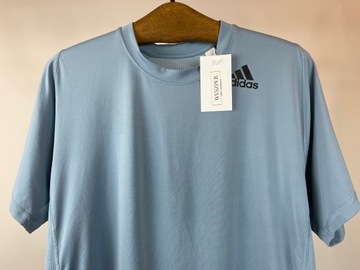 Sportowy T-shirt męski, ADIDAS Climalite, r. M USA