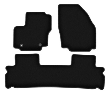 Velurové koberce Basic černé pro: Ford Galaxy MK2 minivan (2006-2012)