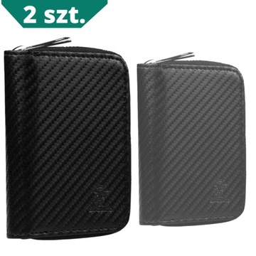 2 x Etui 3 w 1 Ochrona na Kluczyk Samochodowy Keyless RFID NFC Portfel