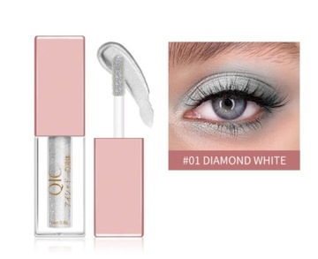 01# 2pcs Glitter Liquid Eyeshadow Cień do powiek