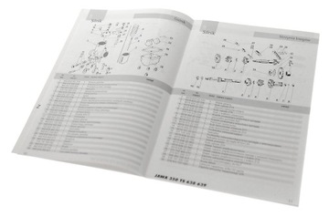Сервисная книжка, каталог запчастей на Jawa 350 TS 638