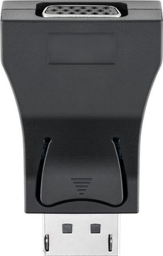 Адаптер DisplayPort/VGA 1.1, позолоченный, черный