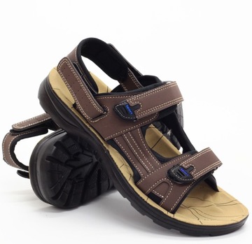 СПОРТИВНЫЕ САНДАЛИИ МУЖСКИЕ, РЕГУЛИРОВКА НА ЛИПУЧКЕ