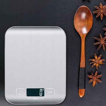 AKUMULATOROWA WAGA KUCHENNA LED USB 10KG/1G