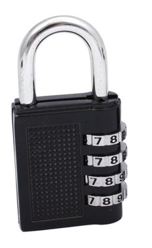 KŁÓDKA CZARNA WALIZKA ZATRZASKOWA NA SZYFR 41mm