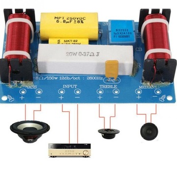 Кроссовер для динамиков Hi-Fi Audio Сделай сам