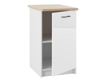 Szafka stojąca z blatem 45 cm TESA biały połysk