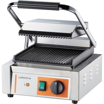 GRILL ELEKTRYCZNY KONTAKTOWY CATERINA RYFLOWANY STALGAST 742018