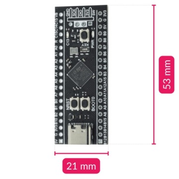 Плата BlackPill с микроконтроллером STM32F401CCU6 Модуль STM32 ARM Cortex-M4